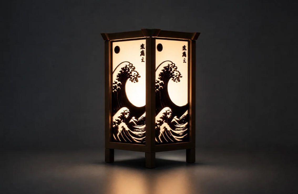Kanagawa Lantern | Lámpara Japonesa | KUMIKO